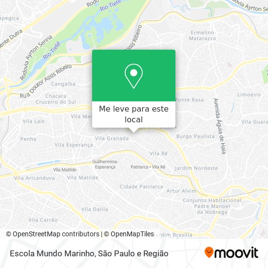 Escola Mundo Marinho mapa