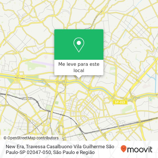 New Era, Travessa Casalbuono Vila Guilherme São Paulo-SP 02047-050 mapa