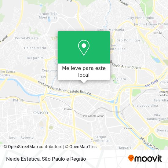 Neide Estetica mapa