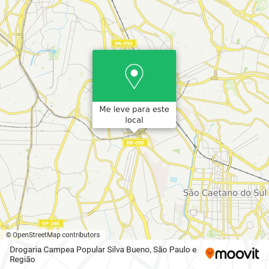 Drogaria Campea Popular Silva Bueno mapa