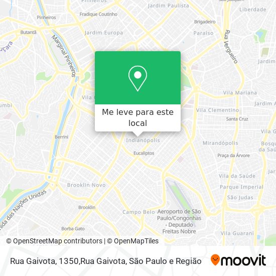Rua Gaivota, 1350,Rua Gaivota mapa