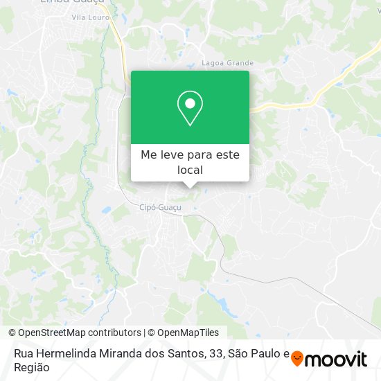 Rua Hermelinda Miranda dos Santos, 33 mapa