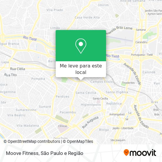 Moove Fitness mapa