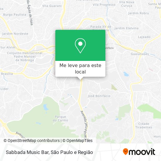 Sabbada Music Bar mapa