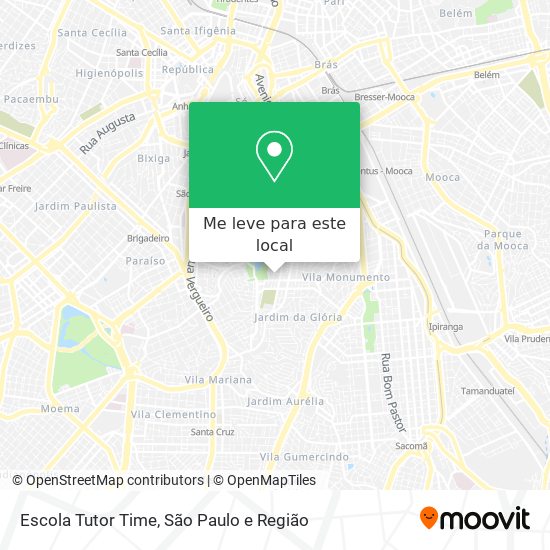 Escola Tutor Time mapa