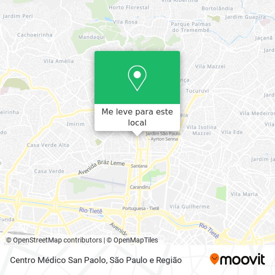 Centro Médico San Paolo mapa
