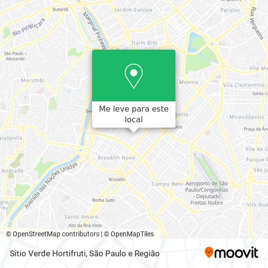 Sitio Verde Hortifruti mapa