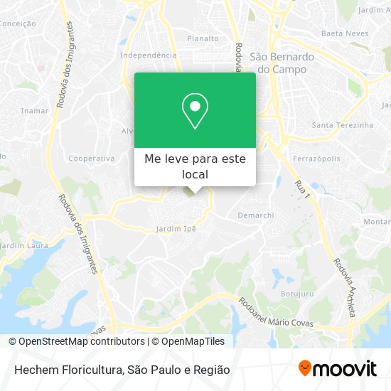 Hechem Floricultura mapa