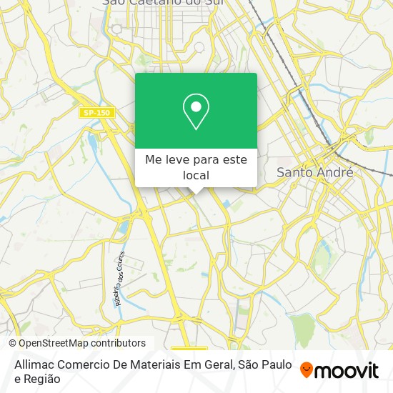 Allimac Comercio De Materiais Em Geral mapa