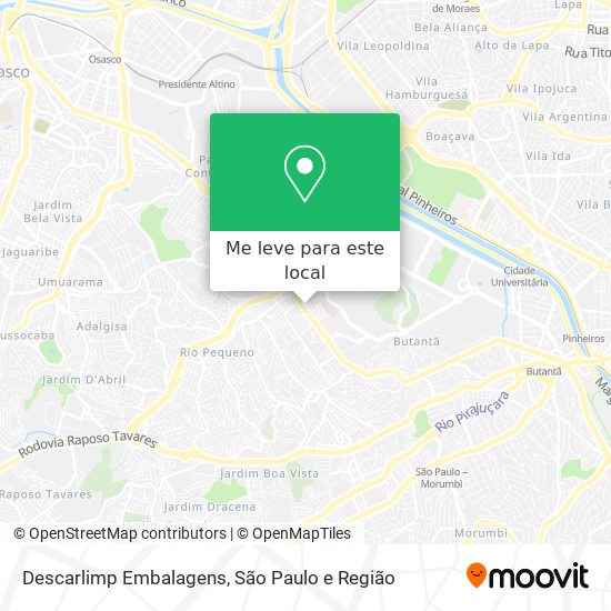 Descarlimp Embalagens mapa