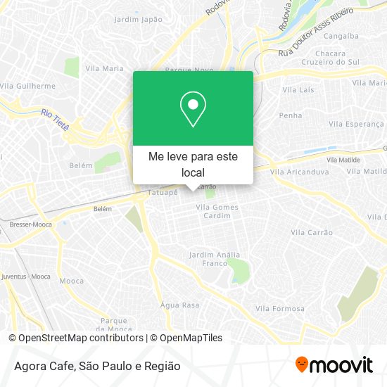 Agora Cafe mapa