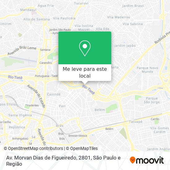 Av. Morvan Dias de Figueiredo, 2801 mapa