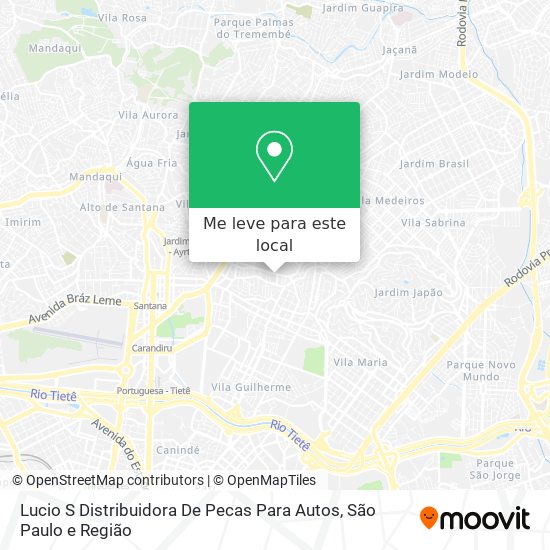 Lucio S Distribuidora De Pecas Para Autos mapa