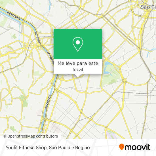 Youfit Fitness Shop mapa