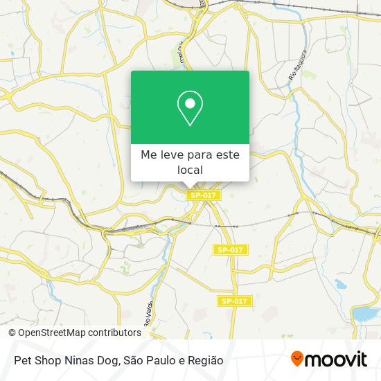 Pet Shop Ninas Dog mapa