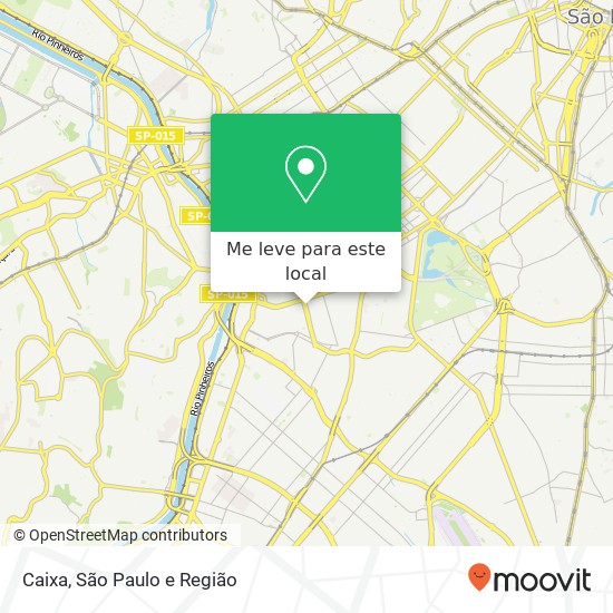 Caixa, Avenida Brigadeiro Faria Lima Itaim Bibi São Paulo-SP 04538-133 mapa