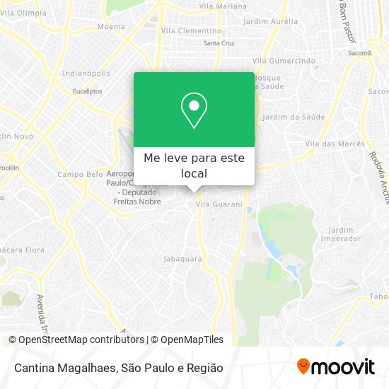 Cantina Magalhaes mapa