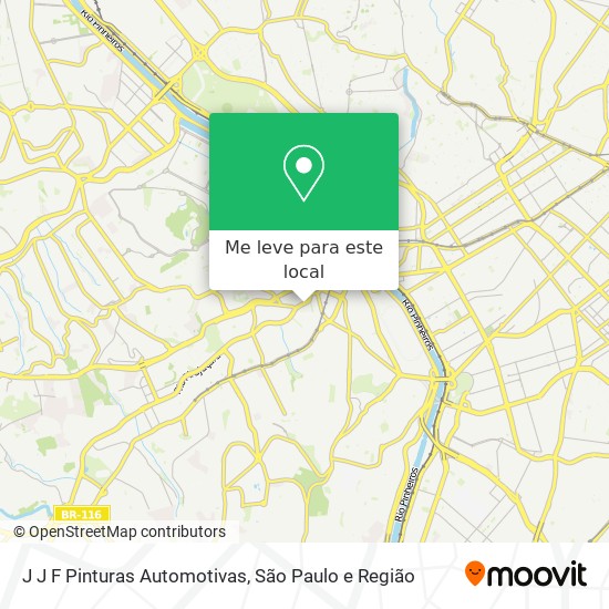 J J F Pinturas Automotivas mapa
