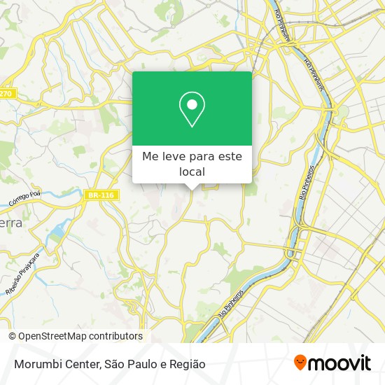 Morumbi Center mapa