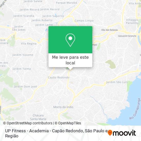 UP Fitness - Academia - Capão Redondo mapa