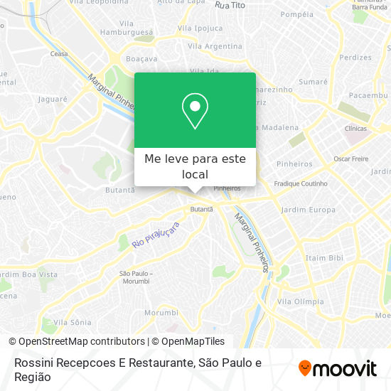 Rossini Recepcoes E Restaurante mapa