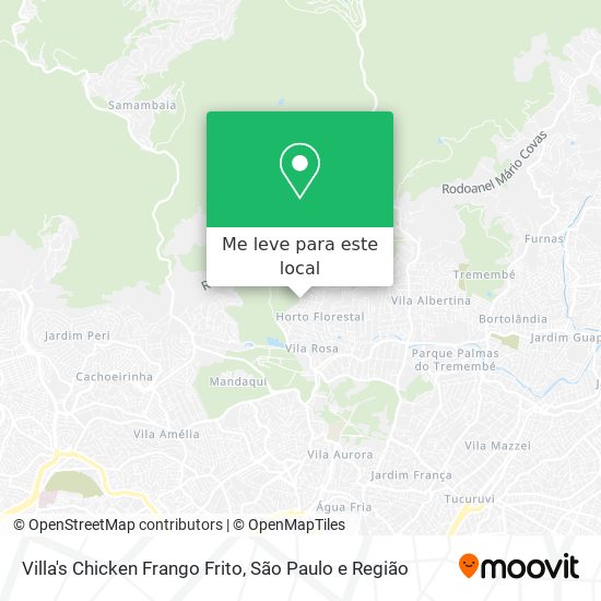 Villa's Chicken Frango Frito mapa