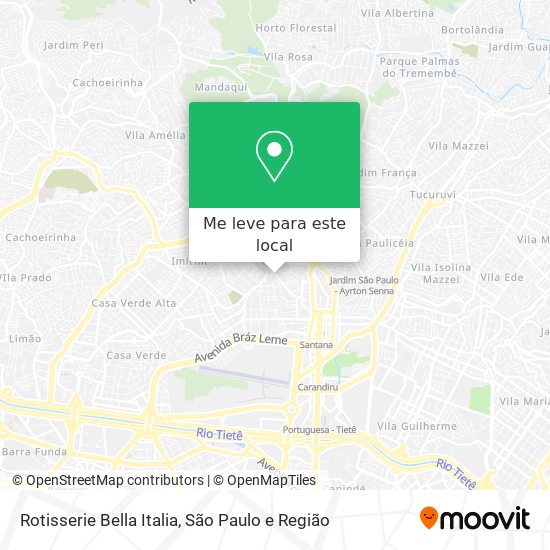 Rotisserie Bella Italia mapa