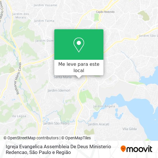 Igreja Evangelica Assembleia De Deus Ministerio Redencao mapa