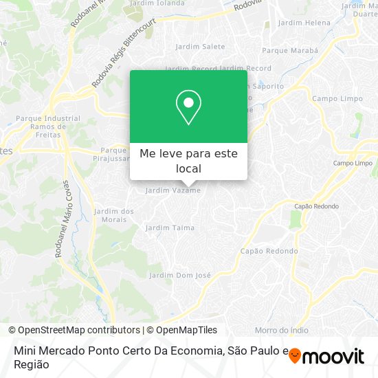 Mini Mercado Ponto Certo Da Economia mapa