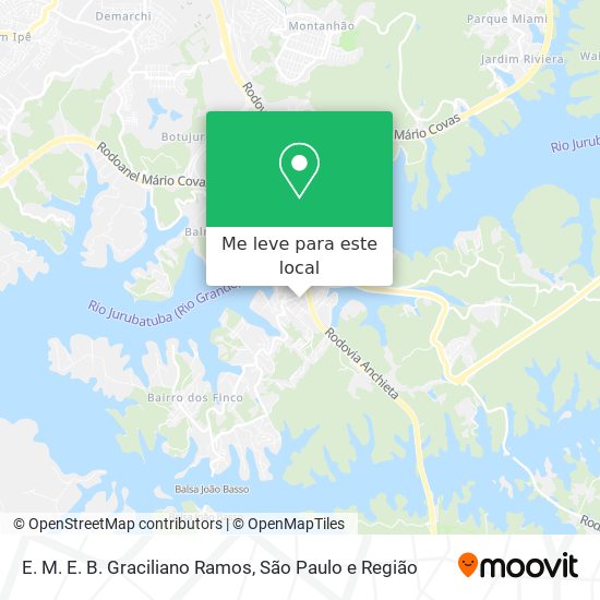 E. M. E. B. Graciliano Ramos mapa