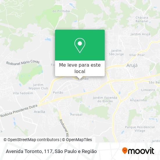 Avenida Toronto, 117 mapa