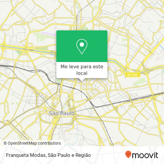 Franqueta Modas, Rua Victor Hugo, 248 Pari São Paulo-SP 03031-010 mapa