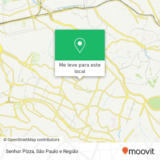 Senhor Pizza, Avenida João XXIII Aricanduva São Paulo-SP 03361-001 mapa