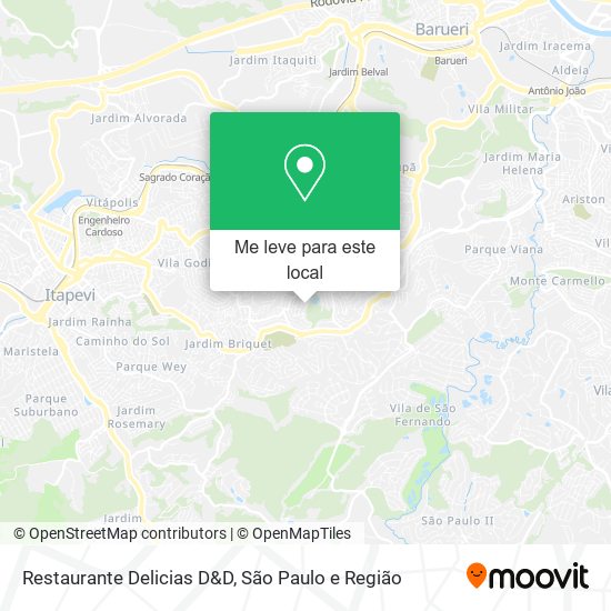 Restaurante Delicias D&D mapa