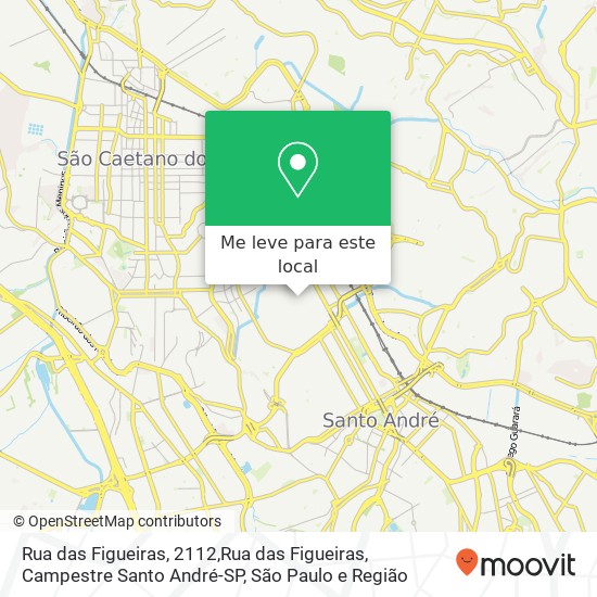 Rua das Figueiras, 2112,Rua das Figueiras, Campestre Santo André-SP mapa