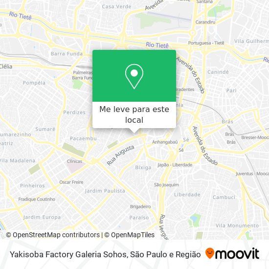 Yakisoba Factory Galeria Sohos mapa