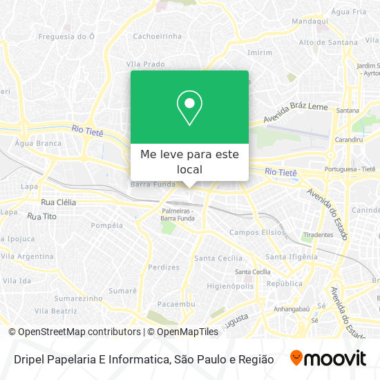 Dripel Papelaria E Informatica mapa