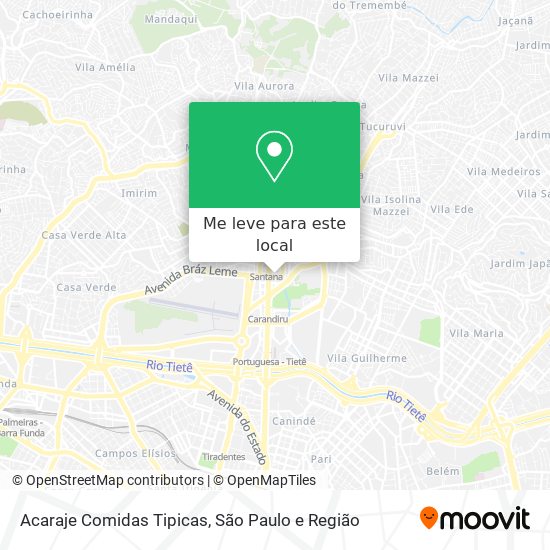 Acaraje Comidas Tipicas mapa