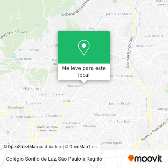 Colégio Sonho de Luz mapa