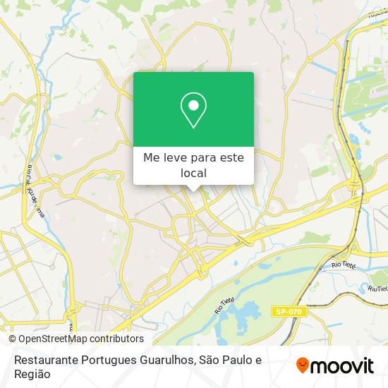 Restaurante Portugues Guarulhos mapa