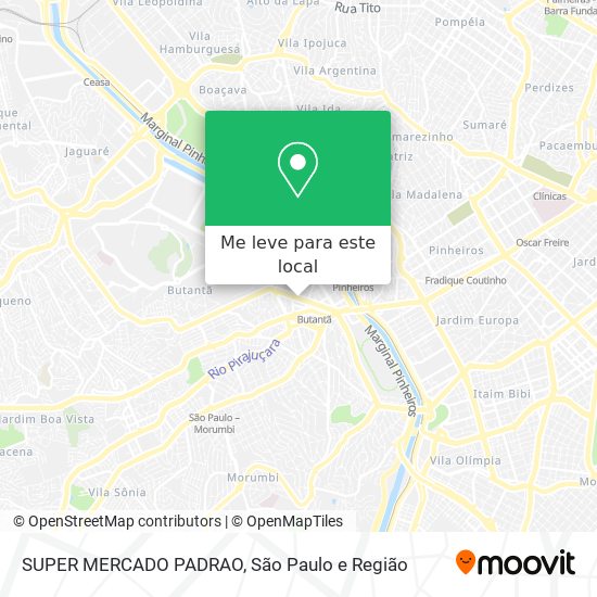 SUPER MERCADO PADRAO mapa