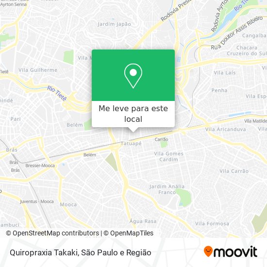 Quiropraxia Takaki mapa