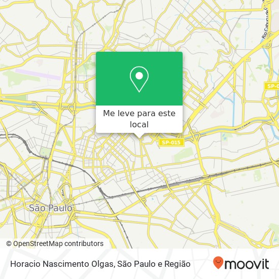 Horacio Nascimento Olgas, Rua Paulo Andrighetti, 39 Belém São Paulo-SP 03022-000 mapa