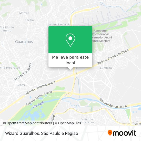 Wizard Guarulhos mapa