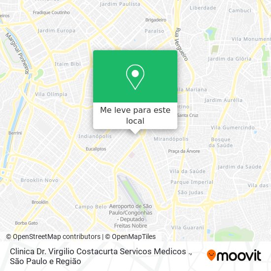 Clinica Dr. Virgilio Costacurta Servicos Medicos . mapa
