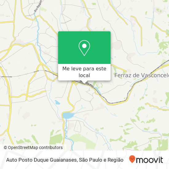 Auto Posto Duque Guaianases, Estrada de Poá, 102 Guaianases São Paulo-SP 08460-000 mapa