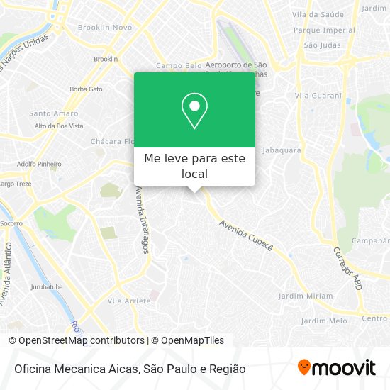 Oficina Mecanica Aicas mapa