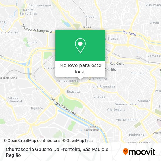 Churrascaria Gaucho Da Fronteira mapa