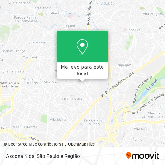 Ascona Kids mapa