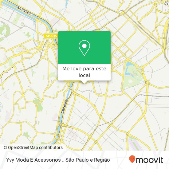 Yvy Moda E Acessorios ., Rua Pequetita, 179 Itaim Bibi São Paulo-SP 04552-060 mapa